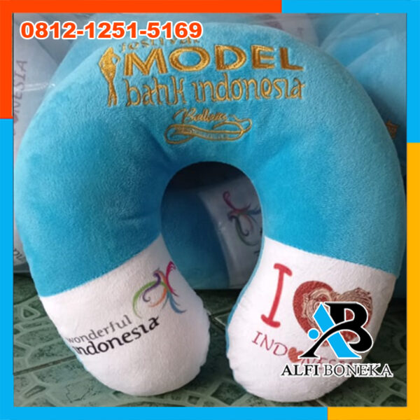 Souvenir Bantal leher promosi Murah