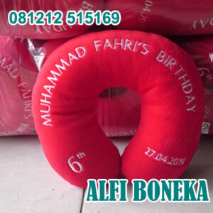 Souvenir Bantal Leher Ulang Tahun