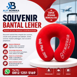 Konveksi Bantal Leher Promosi Murah